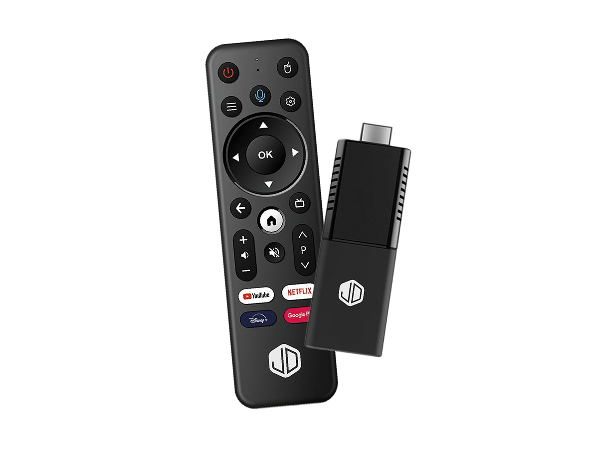 TV Stick JD Streaming Full HD 4K 8GB Control con Voz 2GB RAM