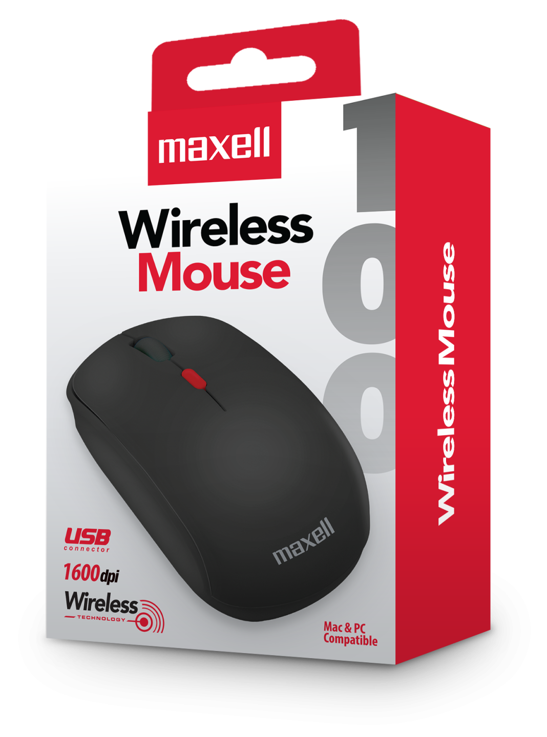MAXELL MOUSE INALÁMBRICO MOWL-100 NEGRO