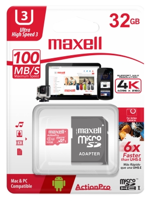 MEMORIA MICROSD 32 GB SDHC CL10 CON ADAPTADOR SD