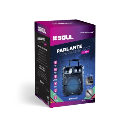 Parlante Karaoke Traveler Max XL500 Con Micrófono