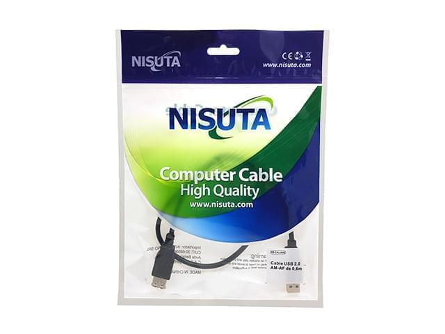 CABLE USB 2.0 AM-AF 0,6M