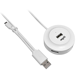Hub USB 2.0 de 4 puertos con funcion OTG