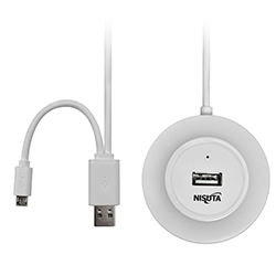 Hub USB 2.0 de 4 puertos con funcion OTG