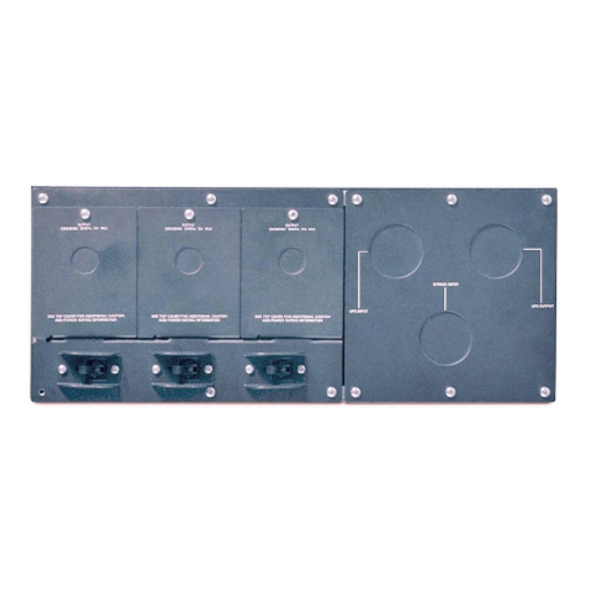 Panel APC Bypass Para Mantenimiento - 3 Conectores De Salida