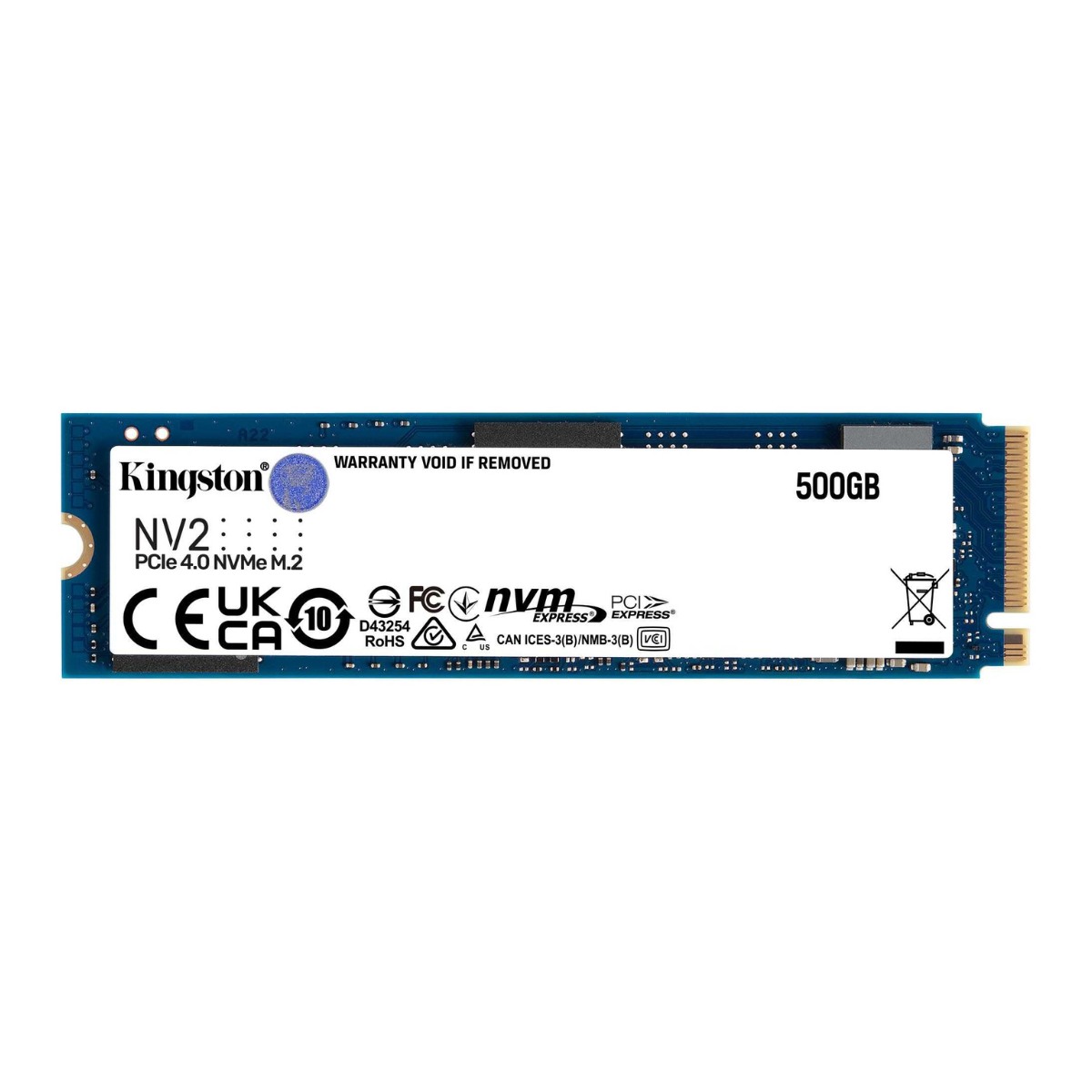 SSD 500GB M.2 NVME Kingston NV2 PCIE