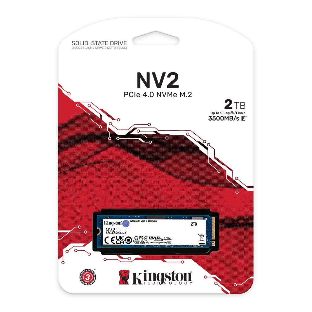 SSD M2 2TB NVME Kingston NV2 PCIE