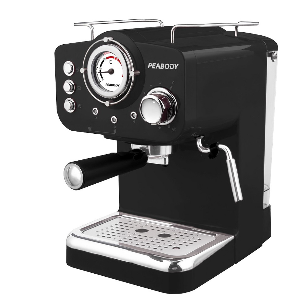Cafetera Express Peabody Retro Negra - PE-CE5003N-N