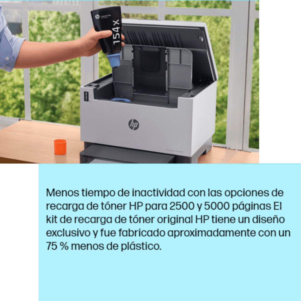 Impresora HP LaserJet Tank MFP 1602W Multifunción Monocromática - Wifi