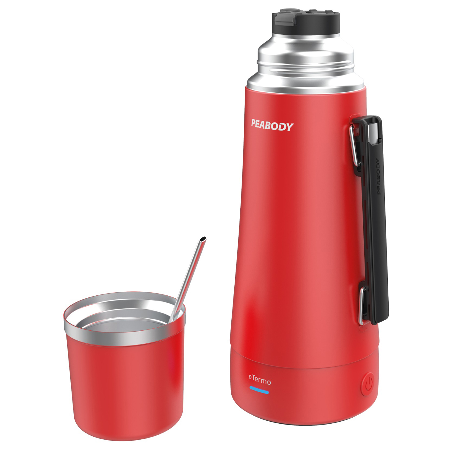 Termo Electrico Peabody Rojo E_termo PE-ETA1001R