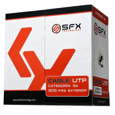 Cable UTP Cat6 Exterior 305Mts SFX