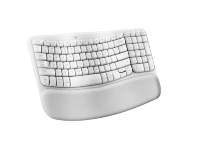 Teclado Inalambrico Logitech Wave Blanco