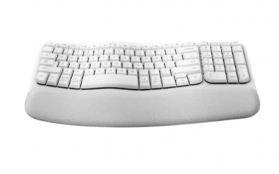 Teclado Inalambrico Logitech Wave Blanco
